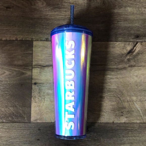 Starbucks Venti Holographic Unicorn Dome Summer 2023 Tumbler 24 oz with straw - Picture 1 of 3